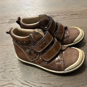 Bopy girls Italian made toddler shoes sz 7.5T EUC ret $125 euros